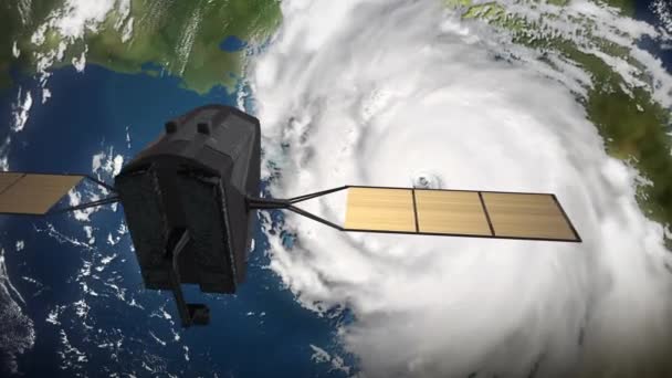 Le satellite analyse l'ouragan depuis l'orbite — Video