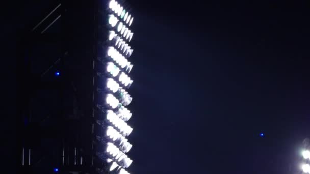 Luces del estadio 4K — Vídeos de Stock