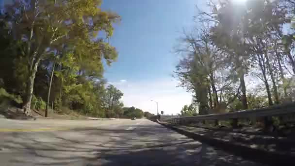 Fahrt auf der Route 65 in Richtung Pittsburgh — Stockvideo