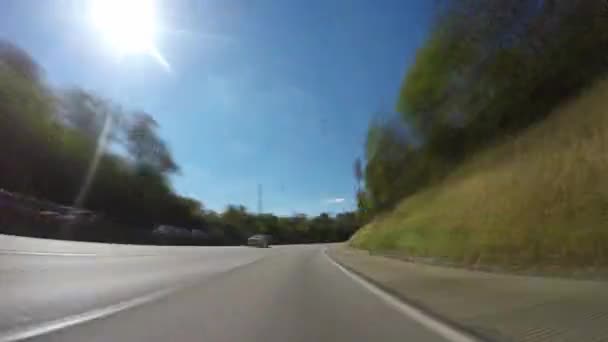 ピッツバーグ市内とその周辺を車で走る — ストック動画