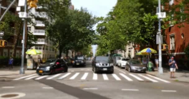 4K Manhattan 5th Street stadsbilden — Stockvideo