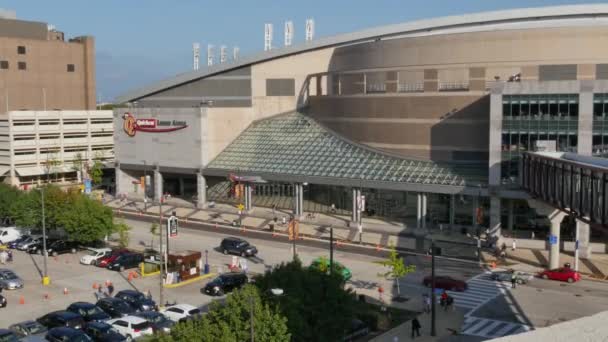 4k atış kurulması krediler Arena hızlandırmak — Stok video