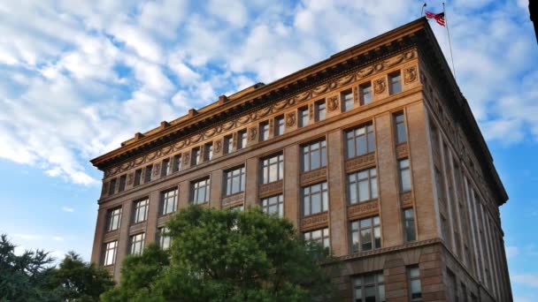 Antiguo edificio en Pittsburgh . — Vídeo de stock