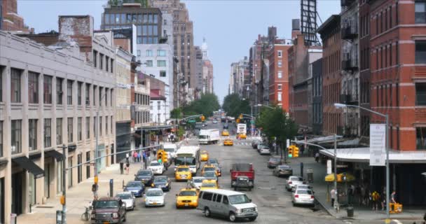 4K Chelsea 14th Street Come visto dalla High Line — Video Stock