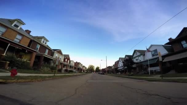 4K Guida in Pennsylvania Quartiere POV — Video Stock