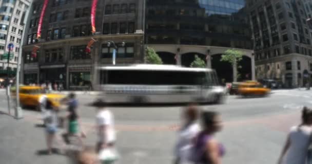 4K Manhattan Paysage urbain Timelapse — Video