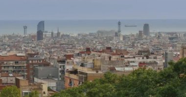 The view of Barcelona from  Park Güell
