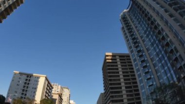 Downtown Los Angeles sürüş Pov