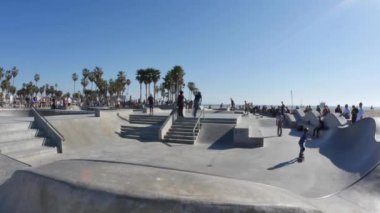 Venice Beach Skate Park atış kurulması