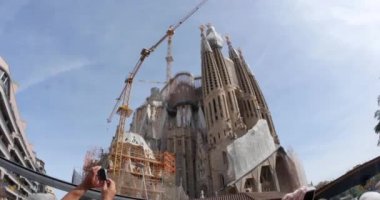 Sagrada Familia yapım aşamasında