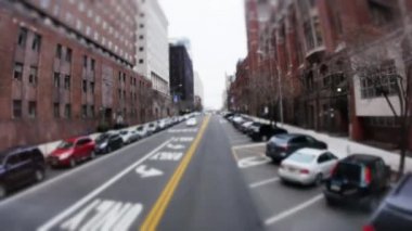 Manhattan sokaklarında Sürüş