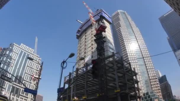 Los Angeles yeni İnşaat Sanayi — Stok video