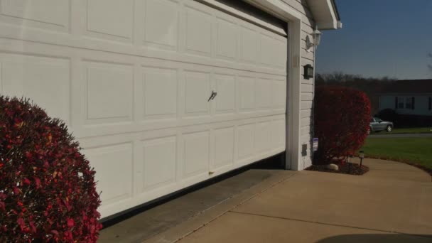 A Garage Door Opens And Closes Automatically