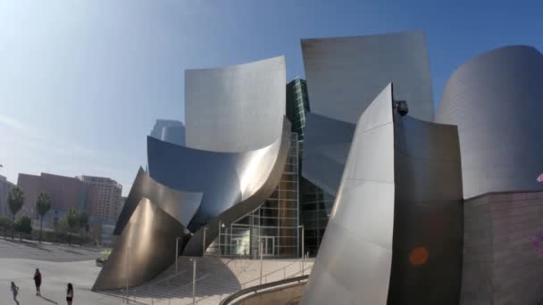 Walt Disney Concert Hall létrehozó lövés — Stock videók