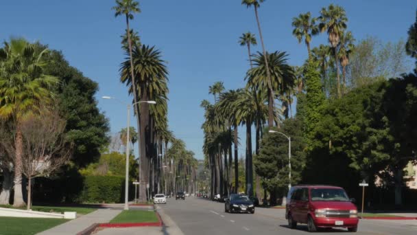 Beverly Hills kurulması atış — Stok video