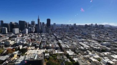 San Francisco 'nun hava manzarası