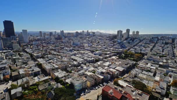 Vista aérea de San Francisco — Vídeos de Stock