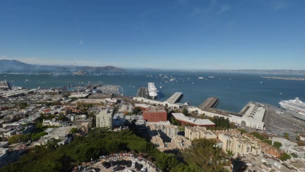 Αεροφωτογραφία του San Francisco Bay — Αρχείο Βίντεο