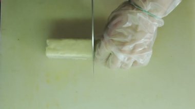 Rulo suşi Dilimleme Şef