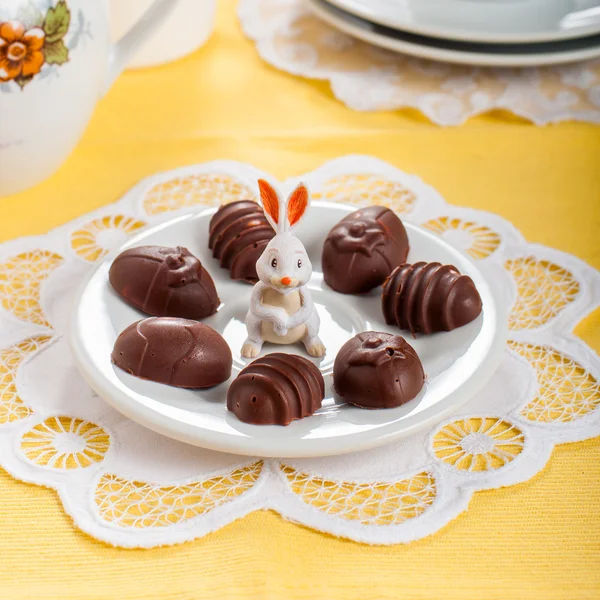 Easter Egg Shaped choklad godis — Stockfoto