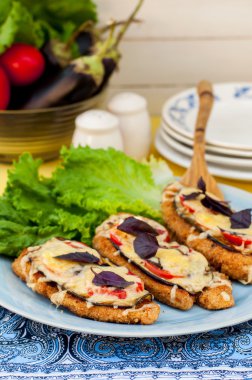 Tavuk patlıcan Parmigiana