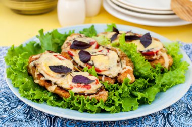 Tavuk patlıcan Parmigiana