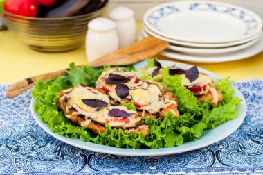 Tavuk patlıcan Parmigiana