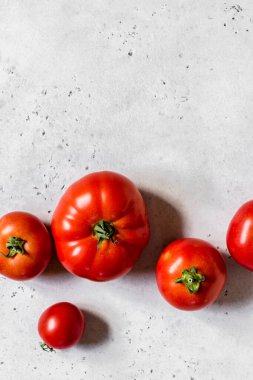 Olgun Kırmızı Domatesler, metin için alanı kopyalayın
