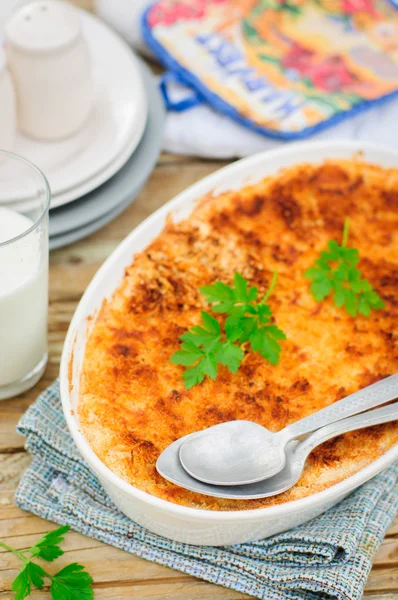 Hachis Parmentier, French Version of Shepherd 's Pie — стоковое фото