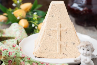 Karamel lor Paskha, geleneksel Rus paskalya tatlısı