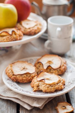 Apple yulaf kurabiye
