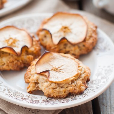 Apple yulaf kurabiye