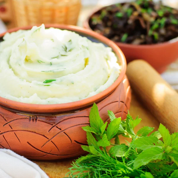 Herbed Mashed Potato — Stock Photo, Image