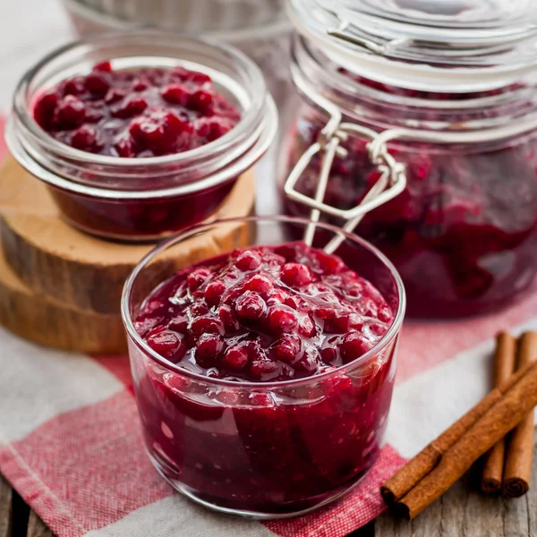 Cranberry Cinnamon Sauce — Stock Photo, Image