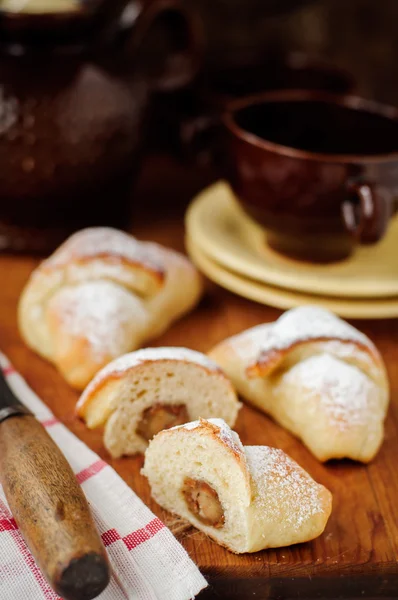 Rolos de levedura de maçapão — Fotografia de Stock