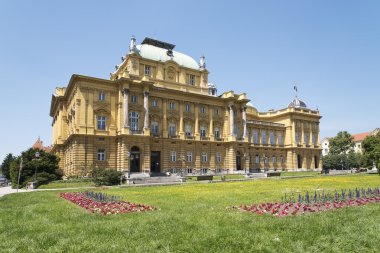 Hırvatistan 'ın Zagreb kentindeki Hırvat Ulusal Tiyatrosu