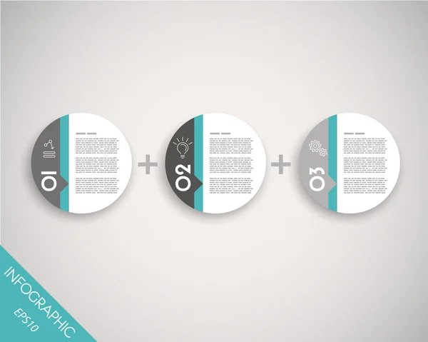 Adesivos círculo turquesa em linha Gráficos De Vetores