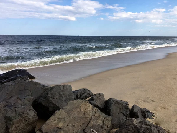 夏季新泽西州贝尔玛海滩 — 图库照片