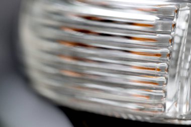 Araç ışığının makro resmi.