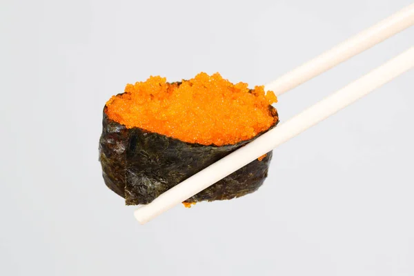 Japán Étel Nevű Sushi Fehér Háttér — Stock Fotó