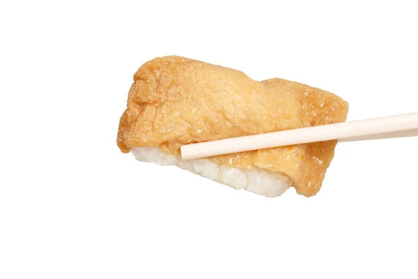 Comida Japonesa Llamada Sushi Fondo Blanco —  Fotos de Stock