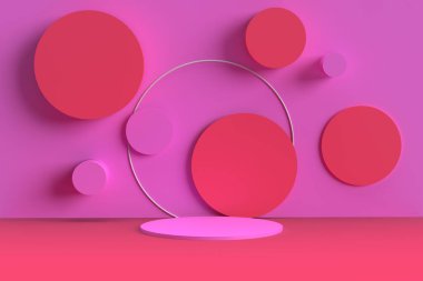 Renkli 3B biçimlendirme arkaplanı