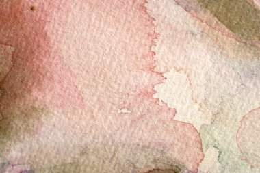 Kağıttaki suluboya resminin dokusu