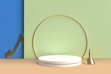 3D Songkran festivali arka planı.