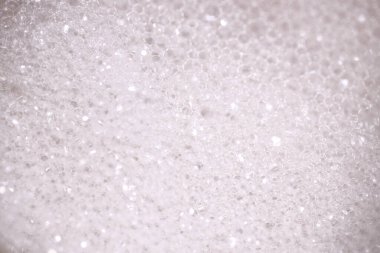 Sabun köpüğünün makro resmi.