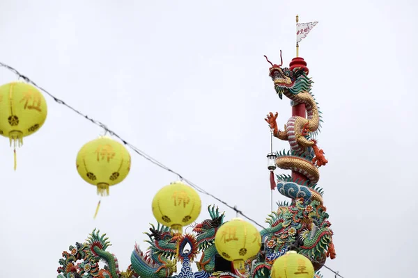 ノンタブリ2020年10月18日 タムナック ルアンソン スーという中国の神社がタイ ノンタブールにある — ストック写真