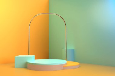 3B görüntüleme arkaplanı.