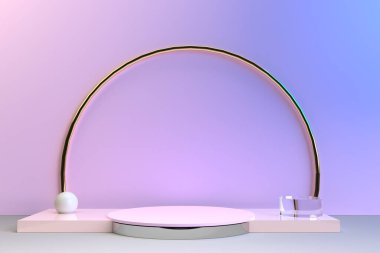 Soyut canlı renk 3D görüntüleme arkaplanı.