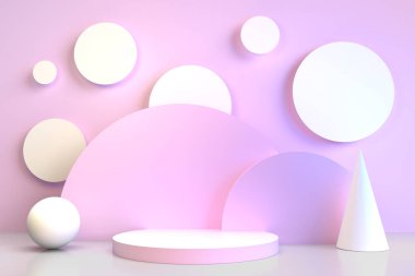 3B görüntüleme arkaplanı.