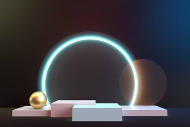 3B görüntüleme arkaplanı.